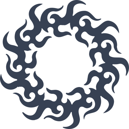 Dramatic Sun Sticker