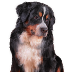Drawing Bernese Sticker