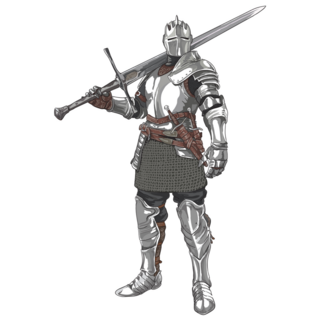 Drawing Knight Armor Sticker