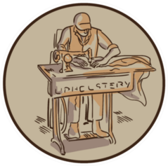 Drawing Sketch Style Illustration Of A Tailor Sticker