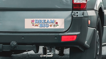 Dream Big Bumper Sticker