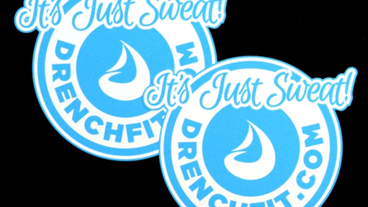 Drench Fitness Custom Die Cut Stickers