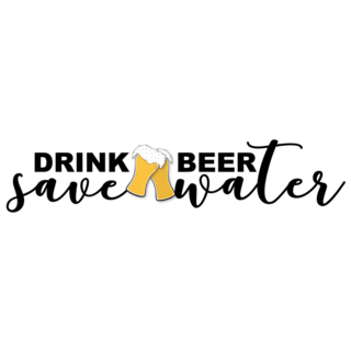 Drink Beer, Save Water Bumper Sticker