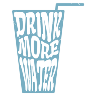 Drink More Water Tumbler Sticker