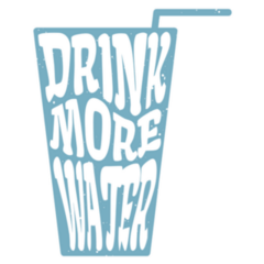 Drink More Water Tumbler Sticker