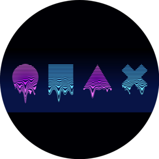 Drip Effect, Melting Shapes Sticker