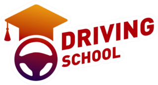 Driving School Graduation Cap Sticker