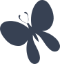 Droopy Butterfly Sticker