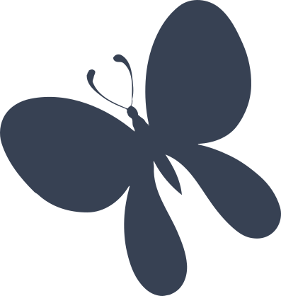 Droopy Butterfly Sticker