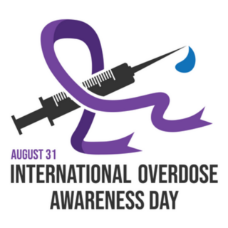 Drug Overdose Awareness Day August 31 Banner Sticker