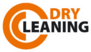 Dry Cleaning Service Logo Orange Sticker