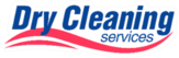 Dry Cleaning Services In Navy Blue & Red Sticker
