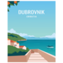 Dubrovnik City Of Croatia Poster Sticker