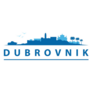 Dubrovnik Croatian City Skyline Blue Sticker