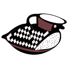 Duck Pitcher Native People Of Chile Sticker