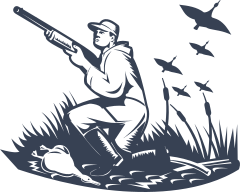 Ducks Hunting Sticker