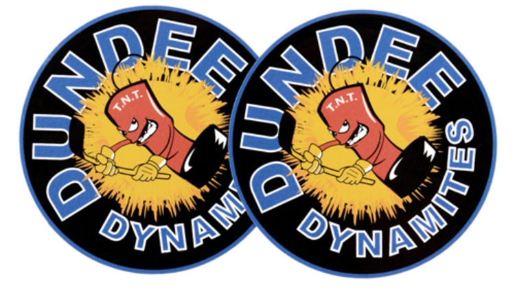 Dundee Dynamites Custom Circle Stickers
