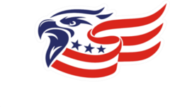 Eagle Head American Flag Sticker