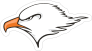 Eagle Head Mascot Sticker