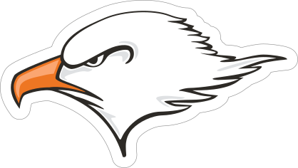 Eagle Head Mascot Sticker