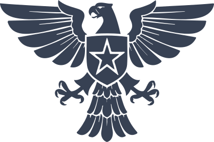 Eagle with Star And Shield Sticker