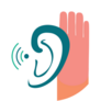 Ear Health Ear Line Art Icon Sticker