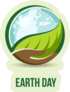 Earth Day Concept Sticker