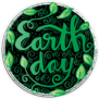 Earth Day Concept Sticker