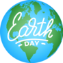 Earth Day Globe Sticker