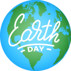 Earth Day Globe Sticker