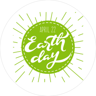 Earth Day Hipster Style Sticker