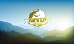 Earth Day Landscape Sticker