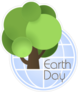 Earth Day Paper Sticker