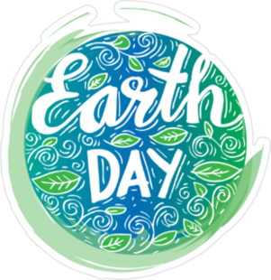 Earth Day Poster Sticker