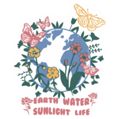 Earth Water Sunlight Life Sticker