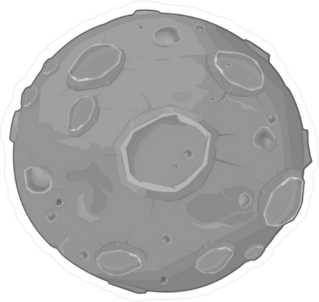 Earths Moon Sticker