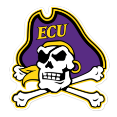 East Carolina Pirates NCAA Logo Sticker