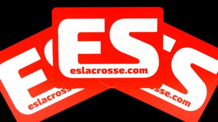 East Side Lacrosse Custom Rectangle Stickers
