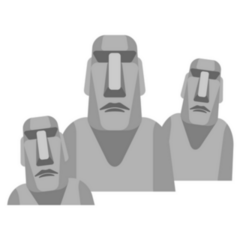 Easter Island Chile Illustrations Sticker