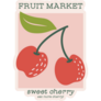 Eat More Cherries Sticker