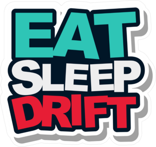 Eat Sleep Drift JDM Sticker