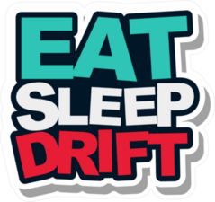 Eat Sleep Drift JDM Sticker