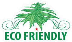 Eco Friendly Cannabis Plants Sticker