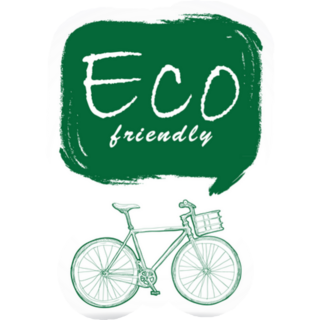 Eco Friendly Recycle Bicycle Sticker