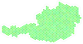 Eco Green Austria Map Sticker