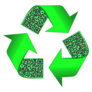 Eco Green Recycle Logo Sticker