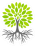 Eco Tree With Roots Sticker