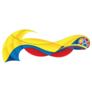 Ecuador Flag Soccer Sticker
