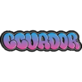 Ecuador Graffiti Font Sticker