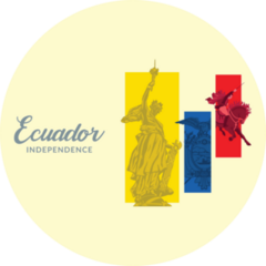 Ecuador Monuments Sticker